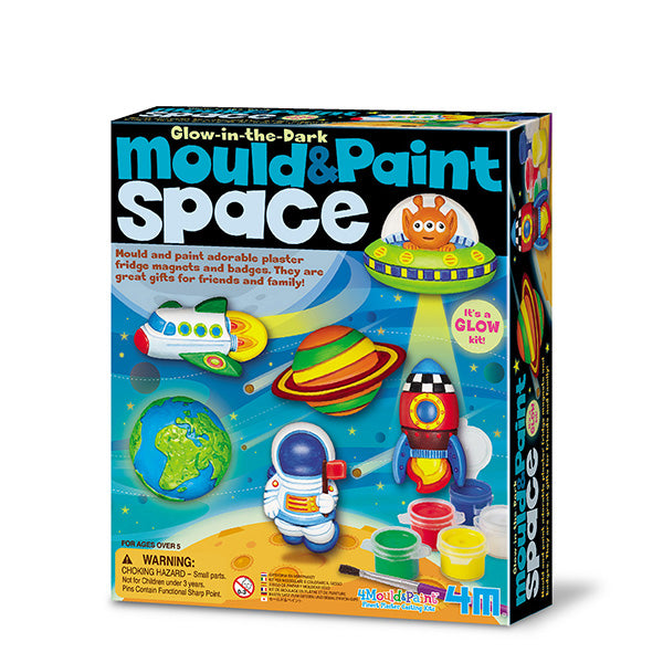 4M Mould & Paint - Glow in the Dark Space Kit