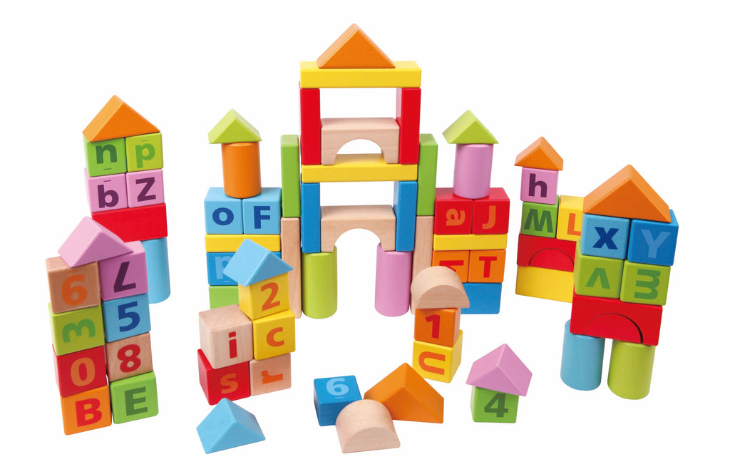 Hape Count and Spell Blocks (80pcs)
