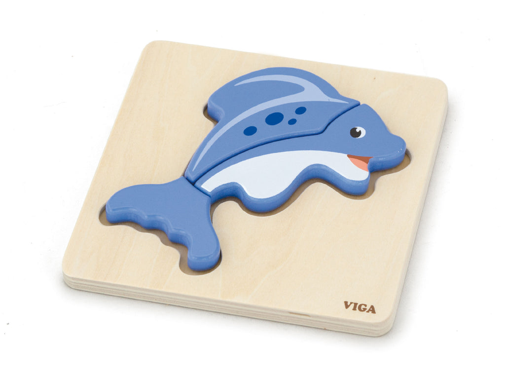 Viga Handy Block Puzzle - Fish