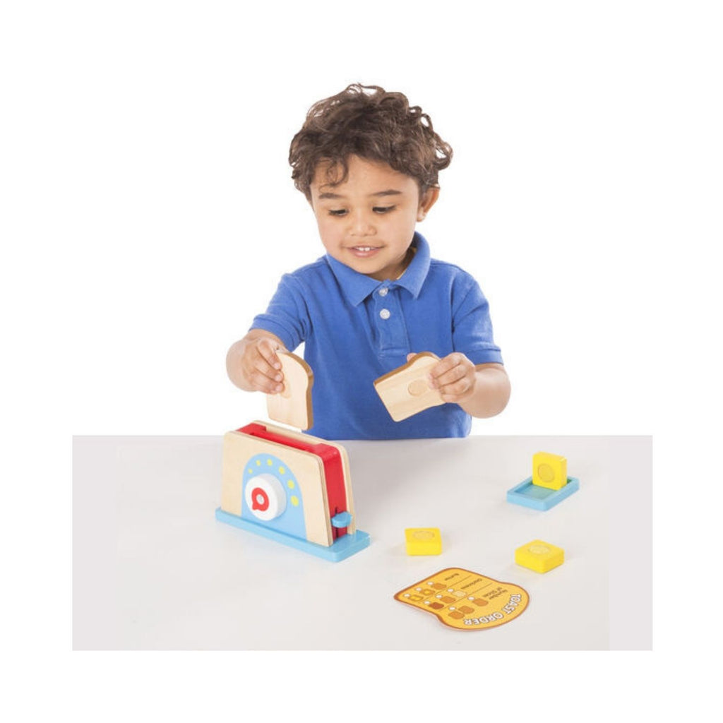 Melissa & Doug Bread and Butter Toaster Set 2