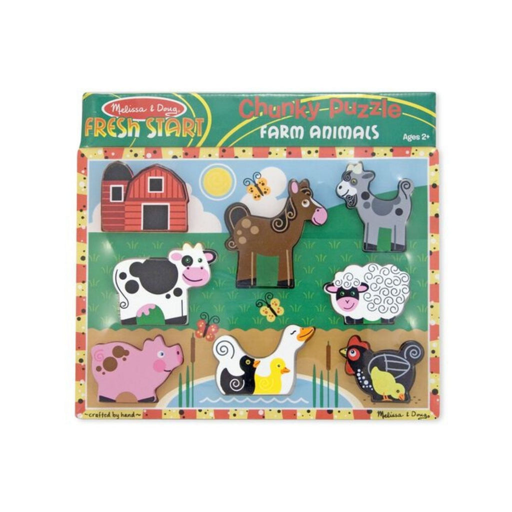 Melissa & Doug Chunky Puzzle Farm Animals