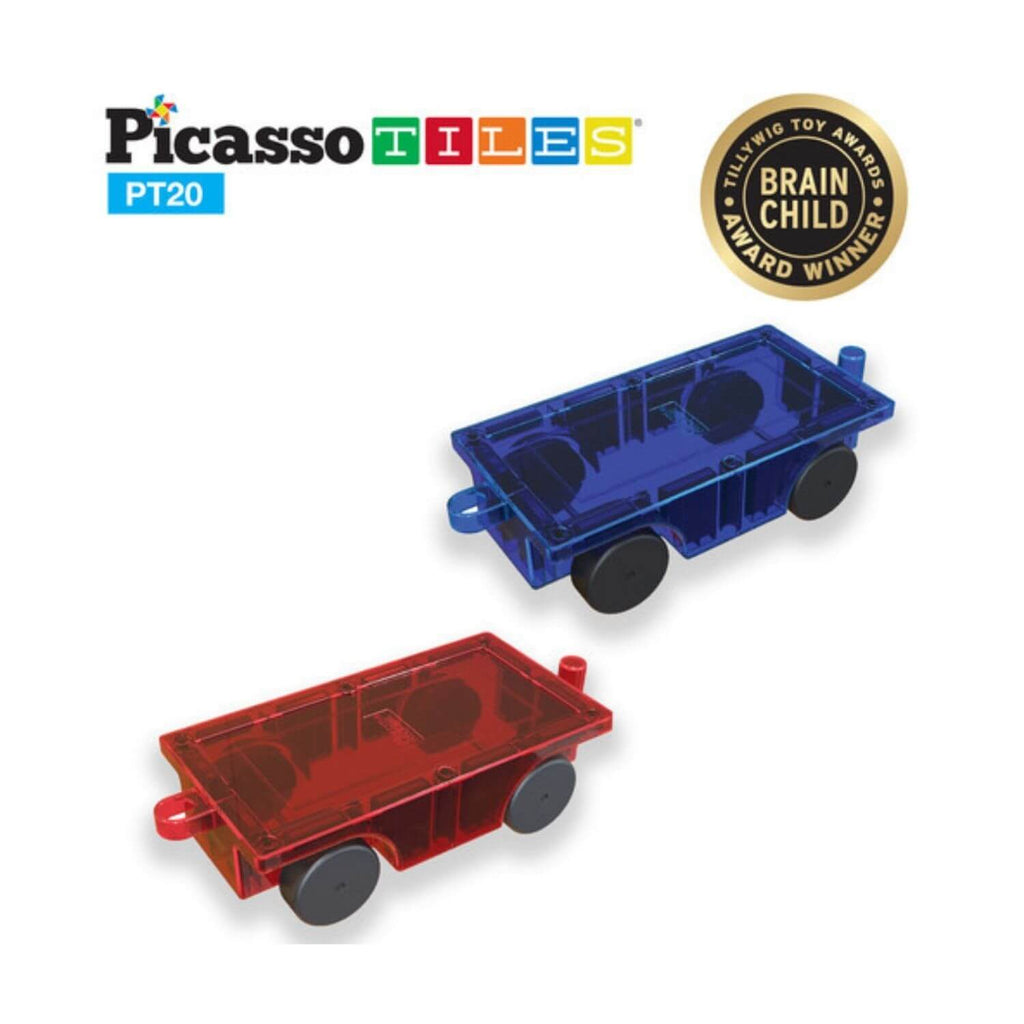 PicassoTiles 2 Piece Car Truck Set PT20