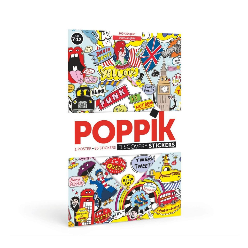 Poppik Sticker Poster - 100% English 7