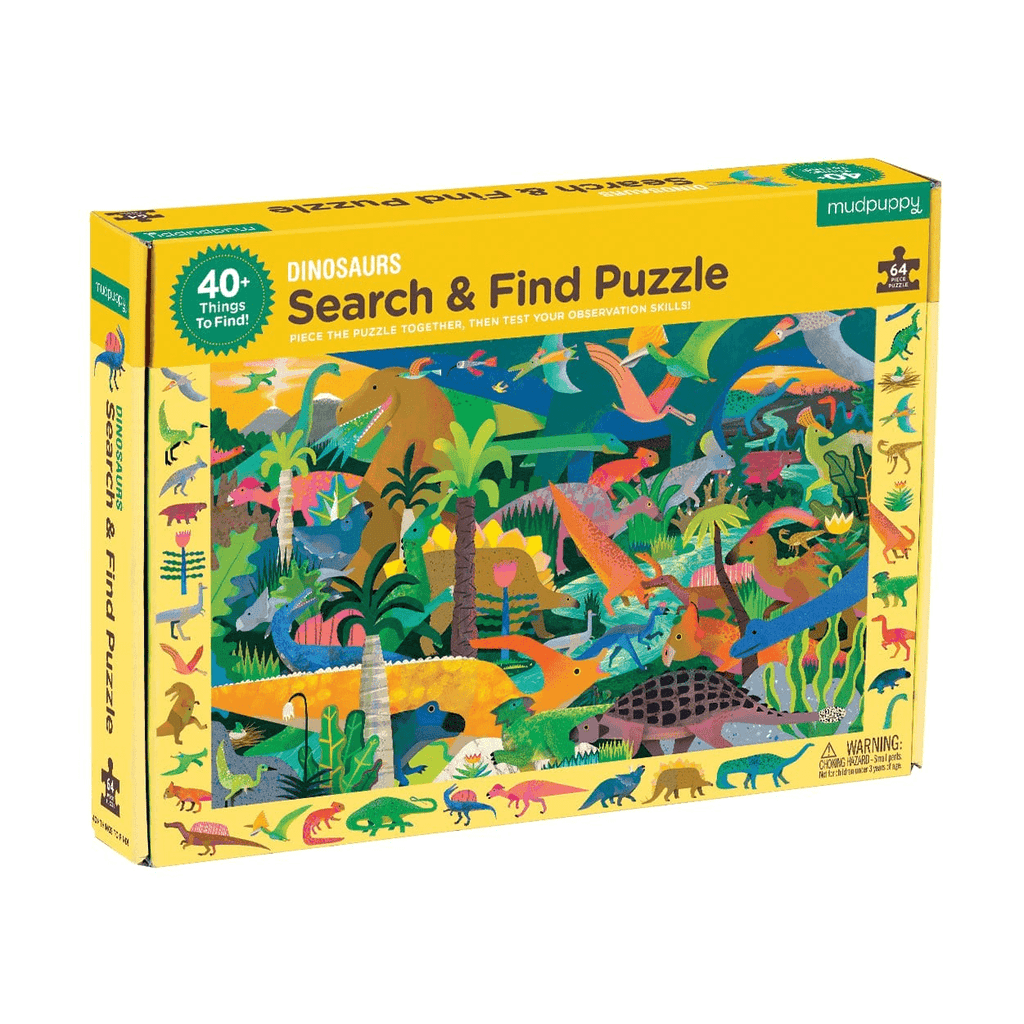 Mudpuppy Search & Find Puzzle - Dinosaurs