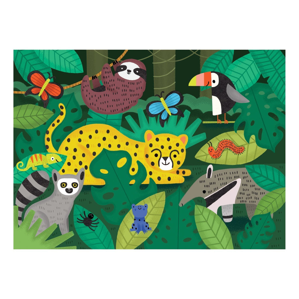 Mudpuppy Fuzzy Puzzle - Rainforest