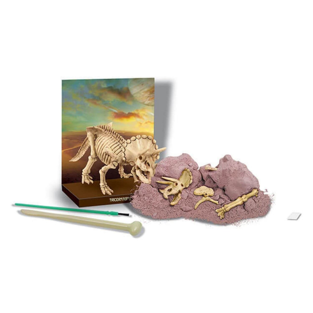 4M Kidz Labs Triceratops Skeleton Excavation
