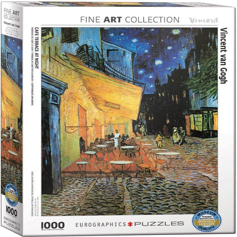 EuroGraphics Café Terrace at Night by Vincent van Gogh 1000-Piece Puzzle