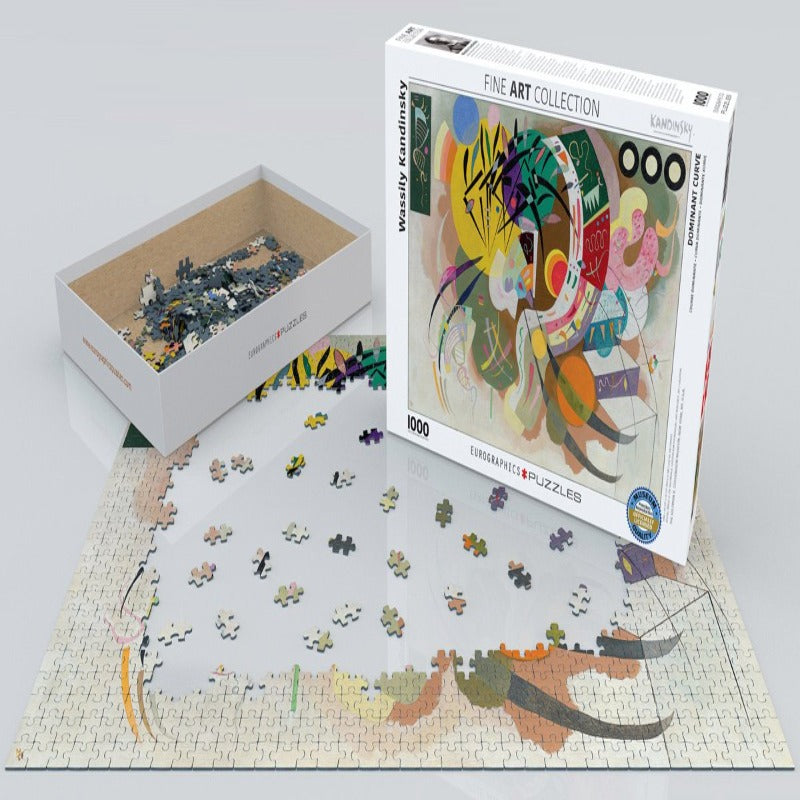 EuroGraphics Dominant Curve by Wassily Kandinsky 1000-Piece Puzzle