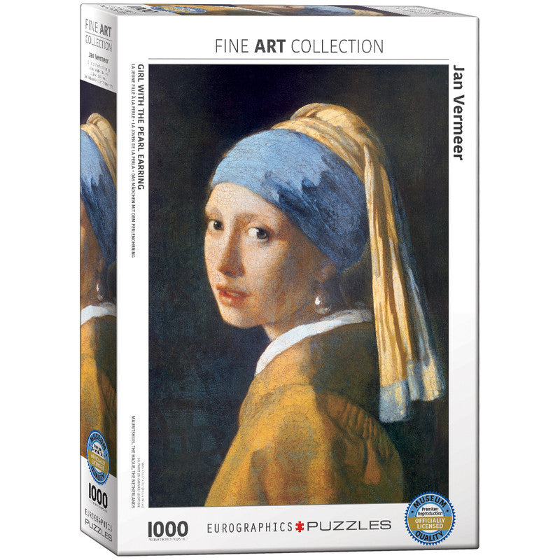 EuroGraphics Girl With The Pearl Earring 1000 Pieces Puzzle