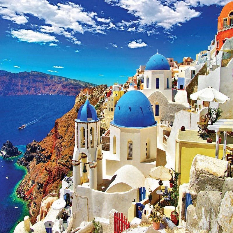 EuroGraphics Oia, Santorini Greece 1000 Pieces Puzzle