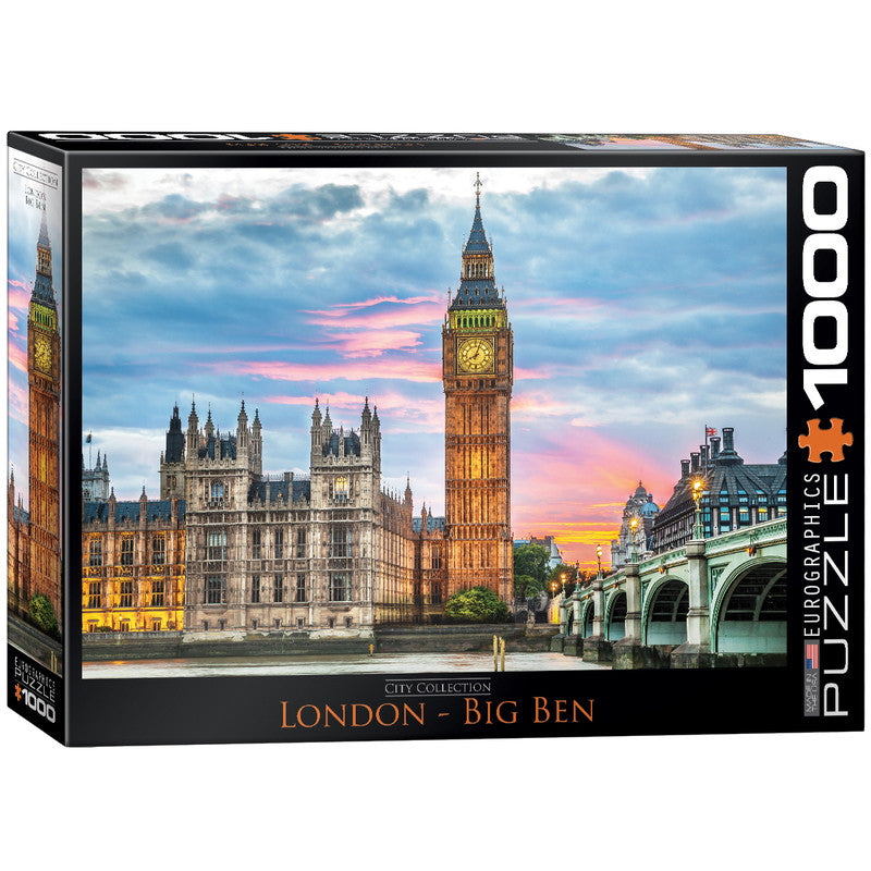Eurographics London Big Ben Puzzle 1000 Pcs