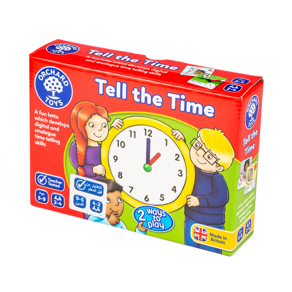 Orchard Toys Tell The Time Lotto