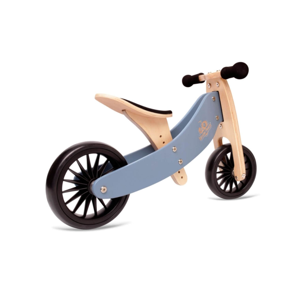 Kinderfeets 2-in-1 Tiny Tot PLUS Tricycle & Balance Bike - Slate Blue 2