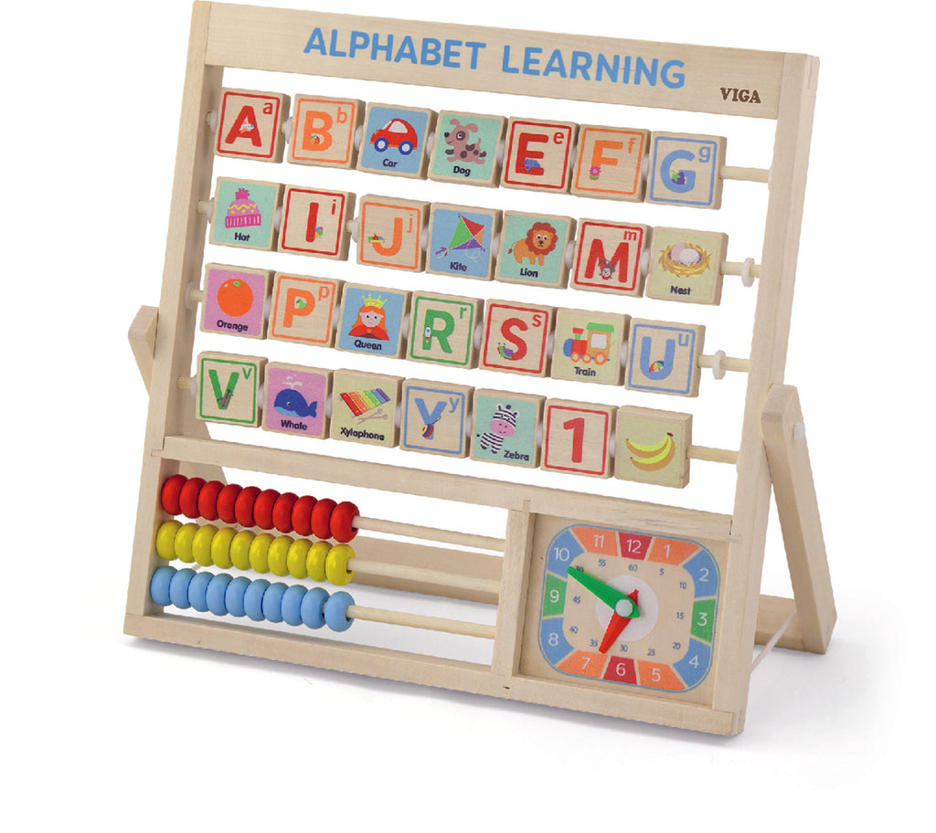 Viga Learning Alphabet & Clock