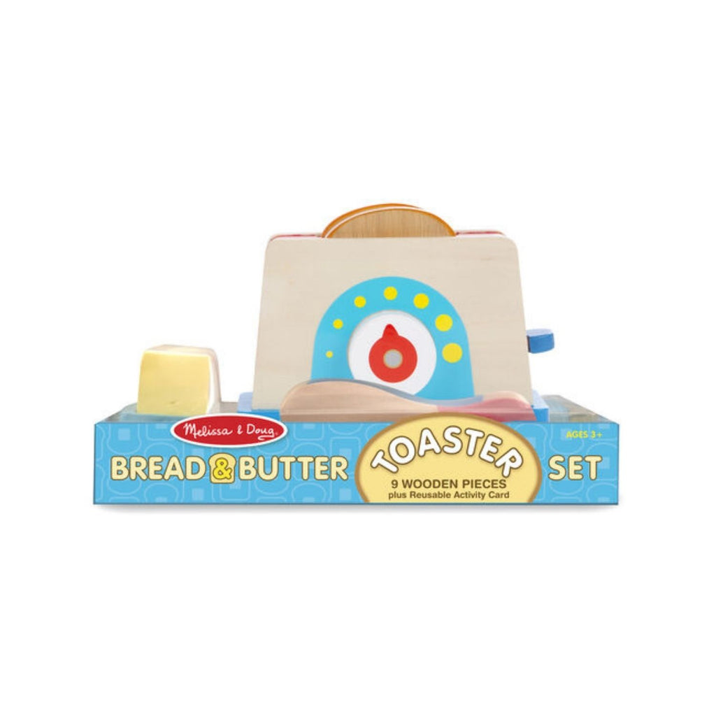 Melissa & Doug Bread and Butter Toaster Set 3