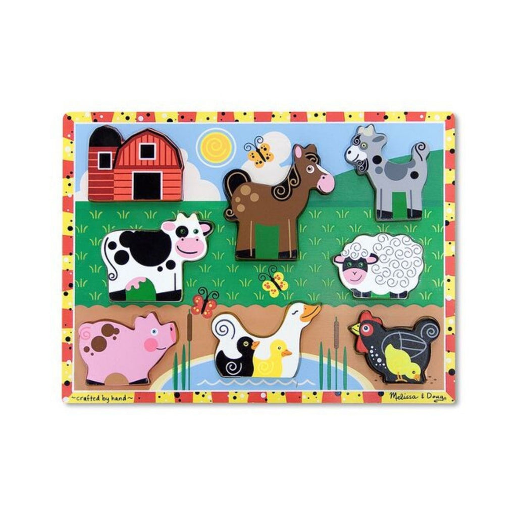 Melissa & Doug Chunky Puzzle Farm Animals 4