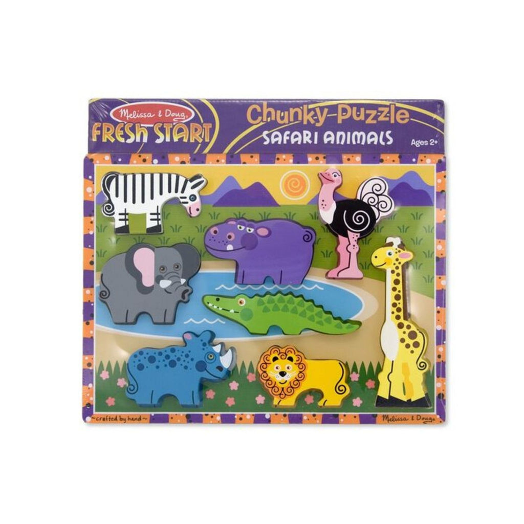 Melissa & Doug Chunky Puzzle Safari Animals