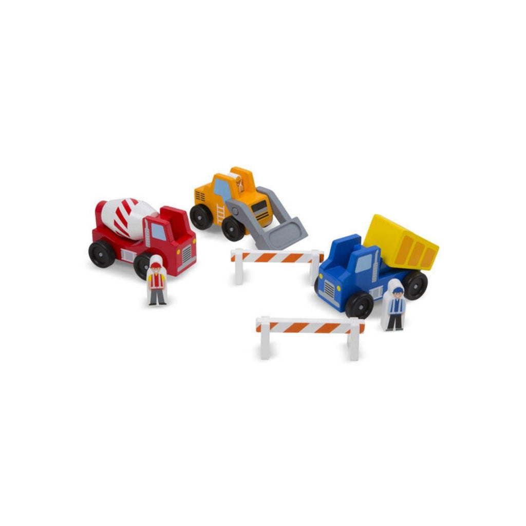 Melissa & Doug Classic Toy - Construction Vehicle Set 3