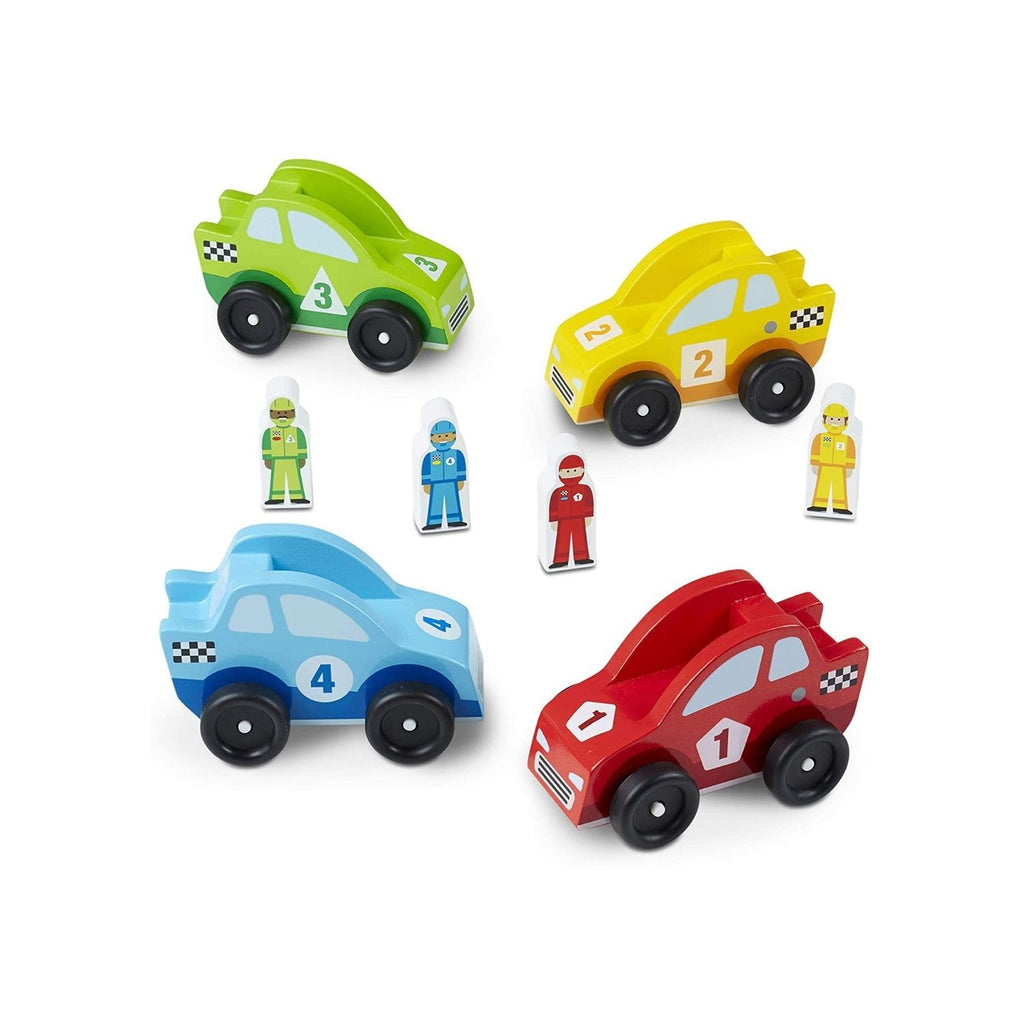 Melissa & Doug Classic Toy - Race Car Vehicle Set3