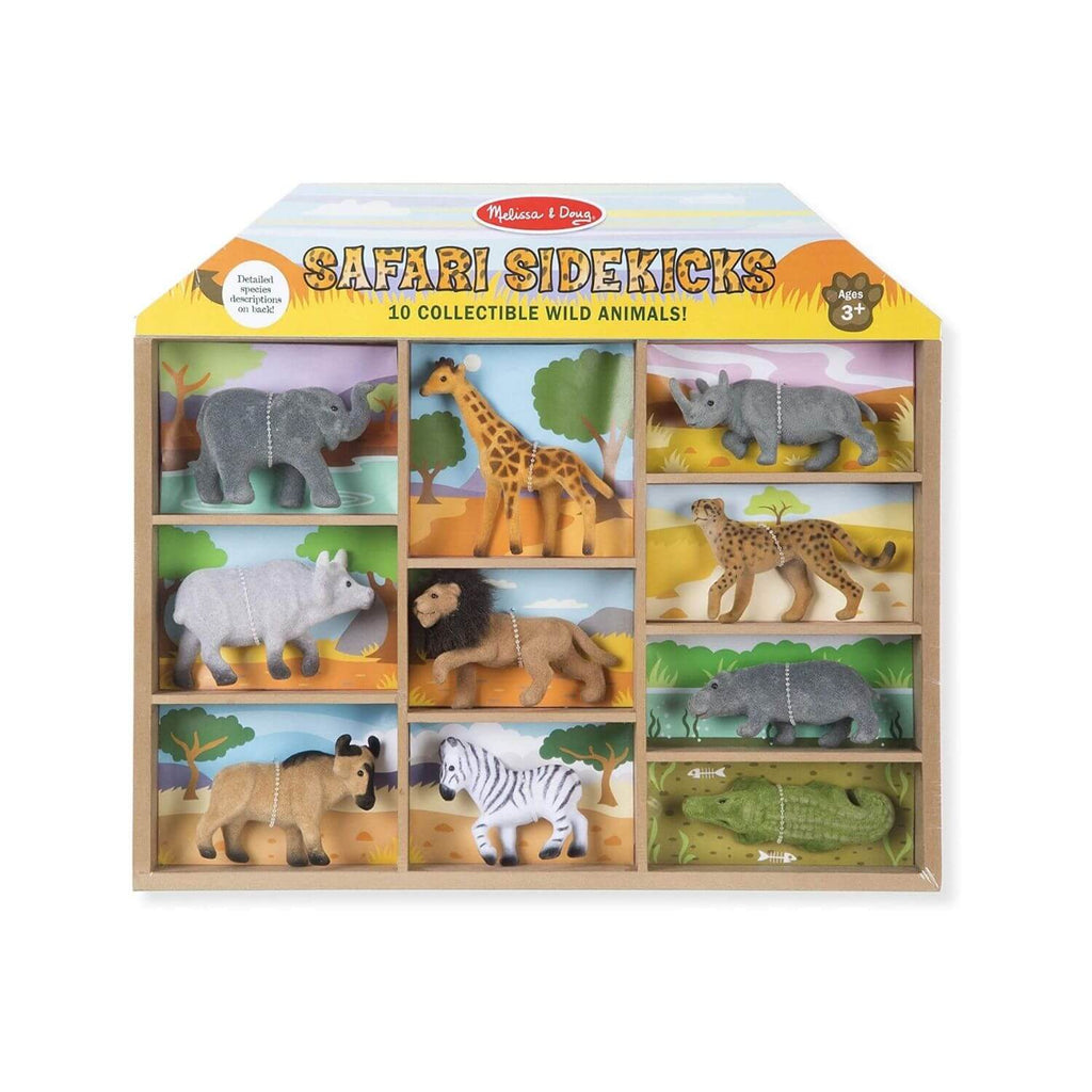 Melissa & Doug Safari Sidekicks - 10 Collectible Wild Animals