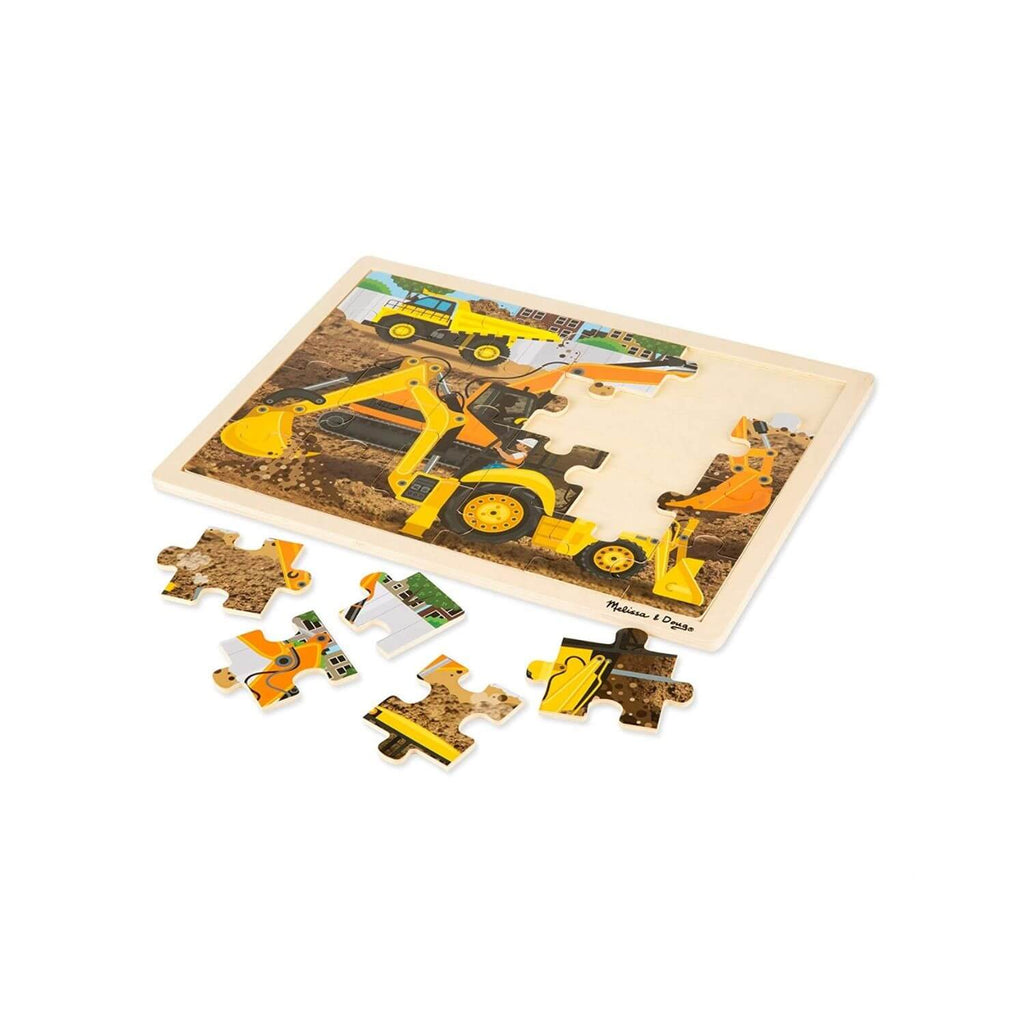 Melissa & Doug Wooden Jigsaw Puzzle Diggers at Work 2