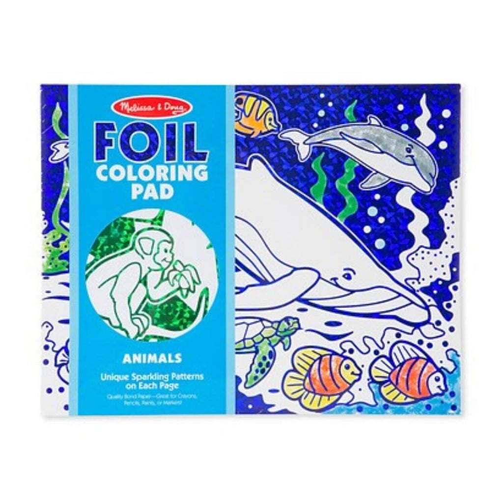 Melissa and Doug Foil Coloring Pad Animals
