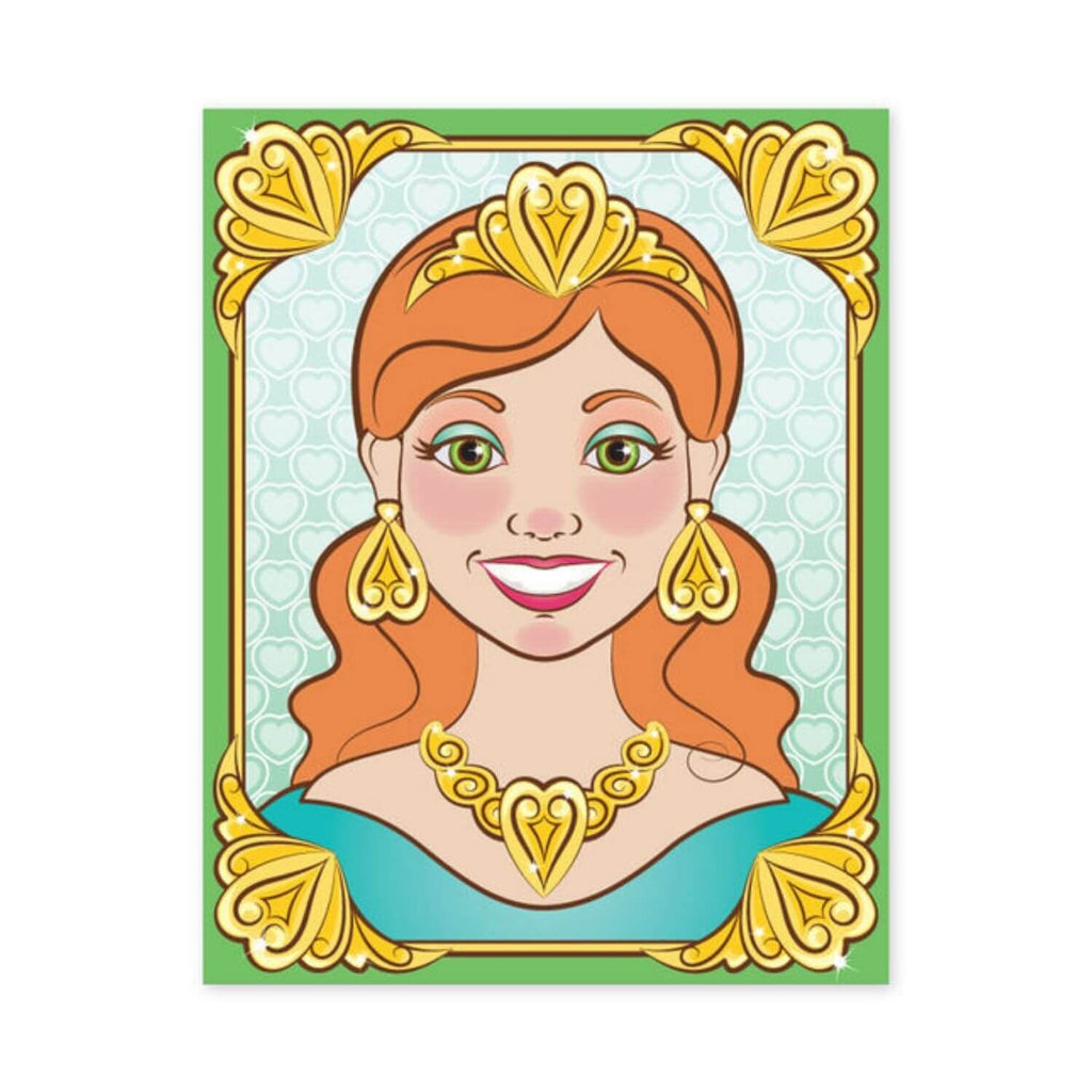 Melissa and Doug Make a Face Sticker Pad Sparkling Princesses