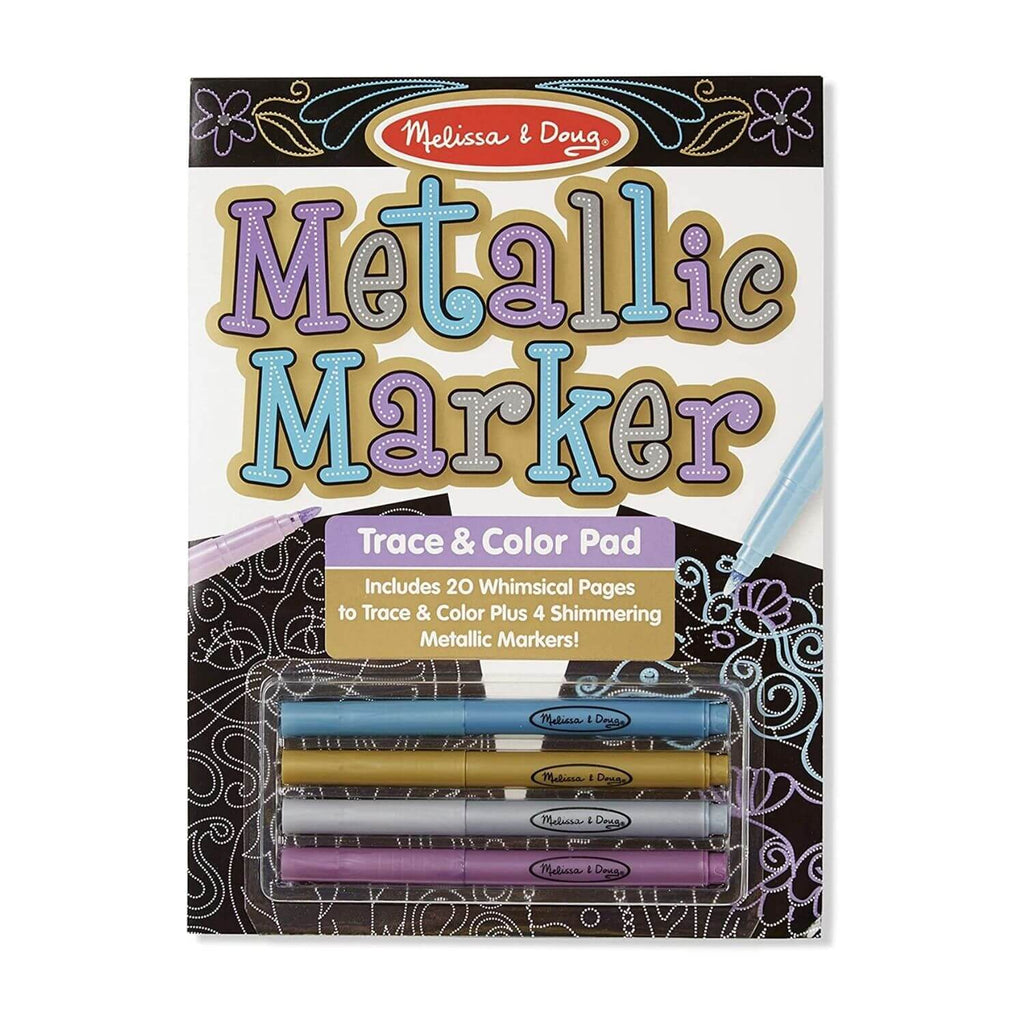 Melissa and Doug Metallic Marker Trace Color Pad