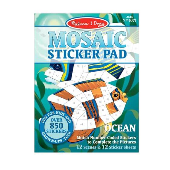 Melissa and Doug Mosaic Sticker Pad Ocean