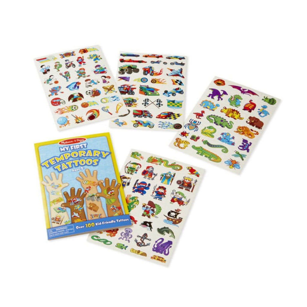 Melissa and Doug My First Temporary Tattoos Blue