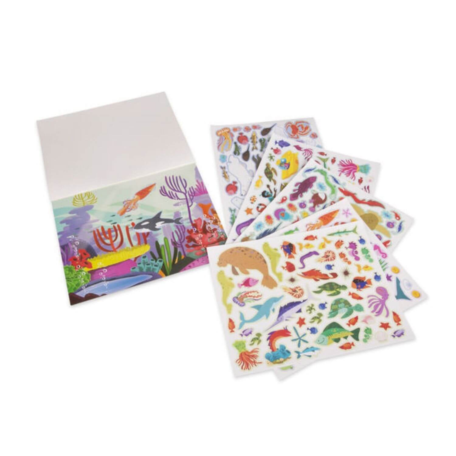 Melissa & Doug Scratch Art Color-Reveal Pad - Sea Life