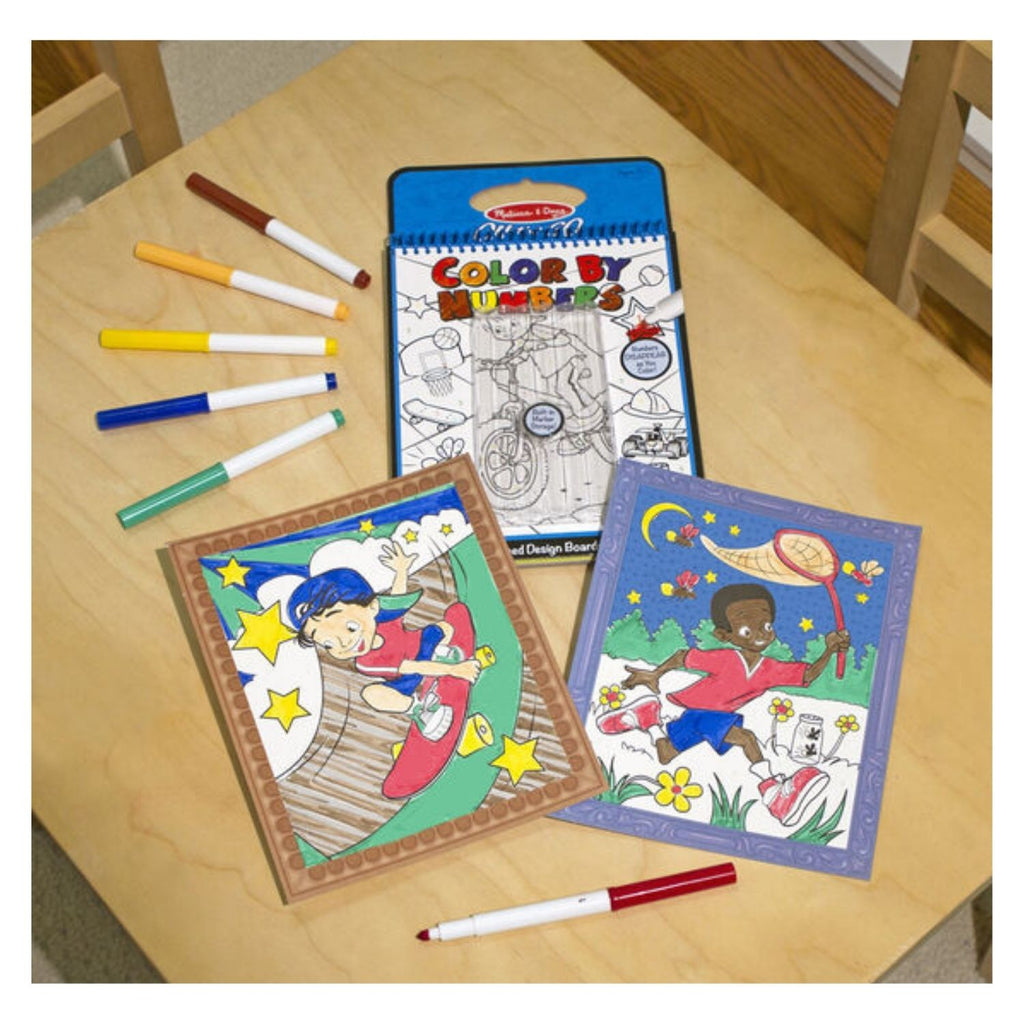 Melissa & Doug On the Go Color by Numbers Coloring Pad 2