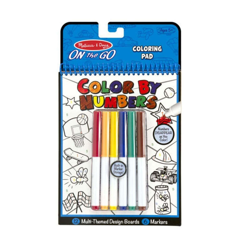 Melissa & Doug On the Go Color by Numbers Coloring Pad