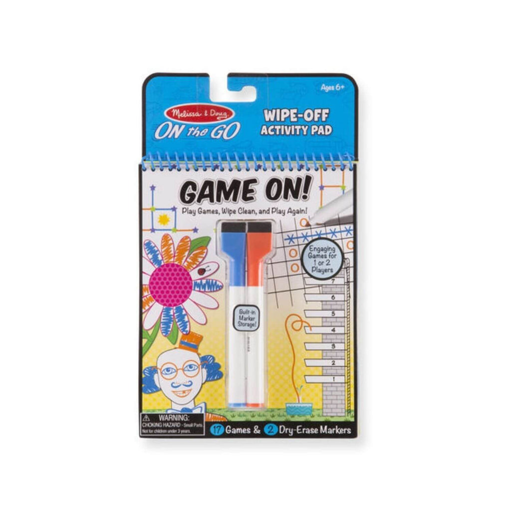 On the Go Game On! Wipe Off Activity Pad