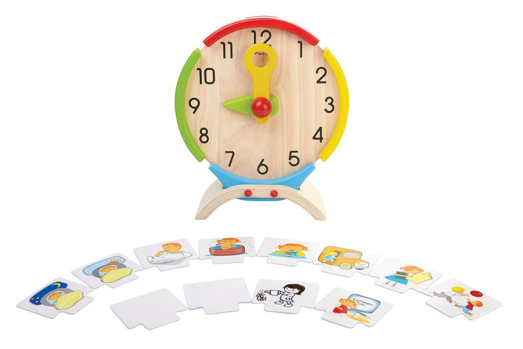 PlanToys Wooden Activity Clock