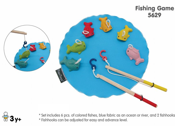 PlanToys Wooden Fishing Game