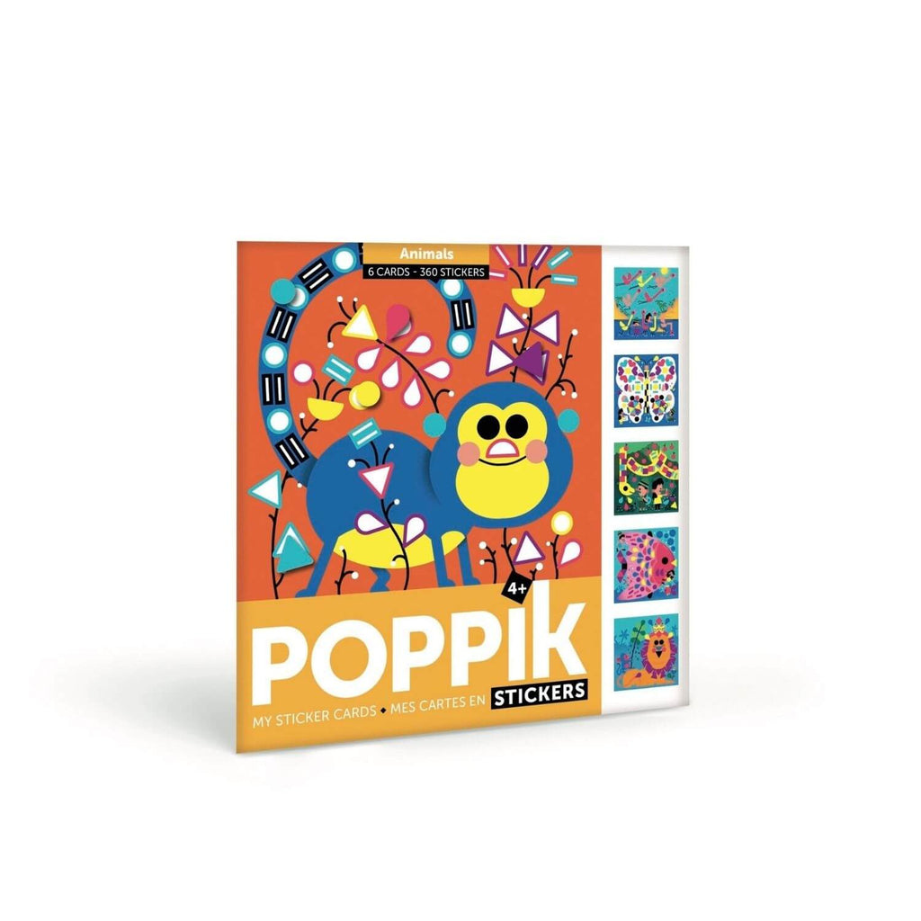 Poppik My Sticker Cards - Animals 2