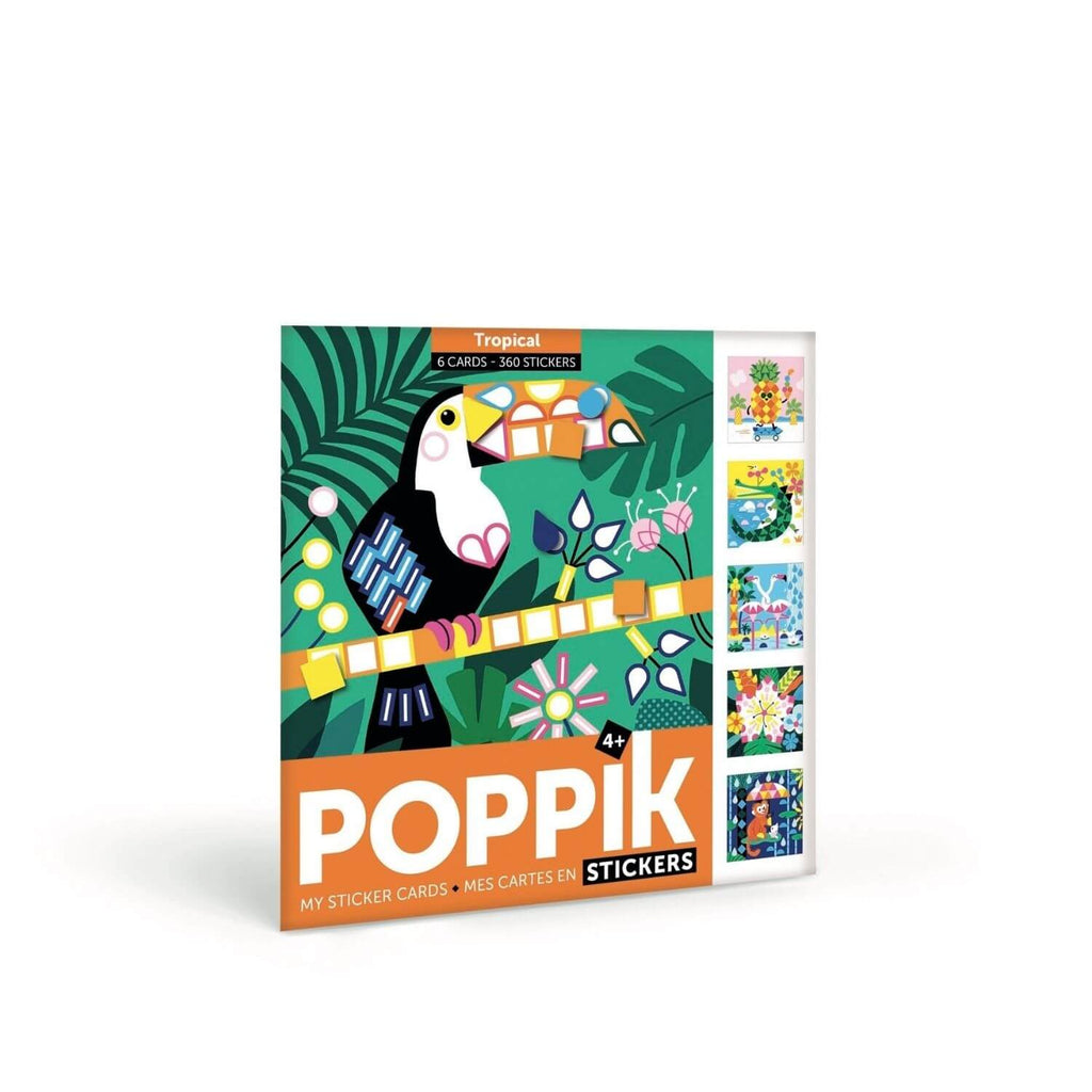 Poppik My Sticker Cards - Tropical