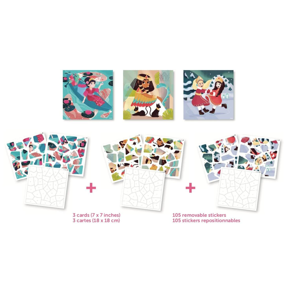 Poppik My Sticker Puzzle - Princesses 2