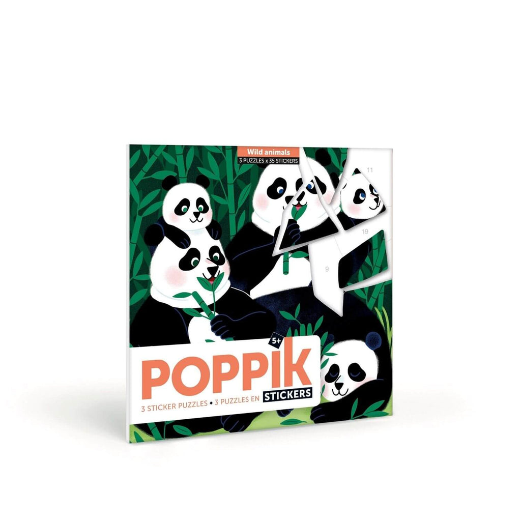 Poppik My Sticker Puzzle - Wild Animals 3