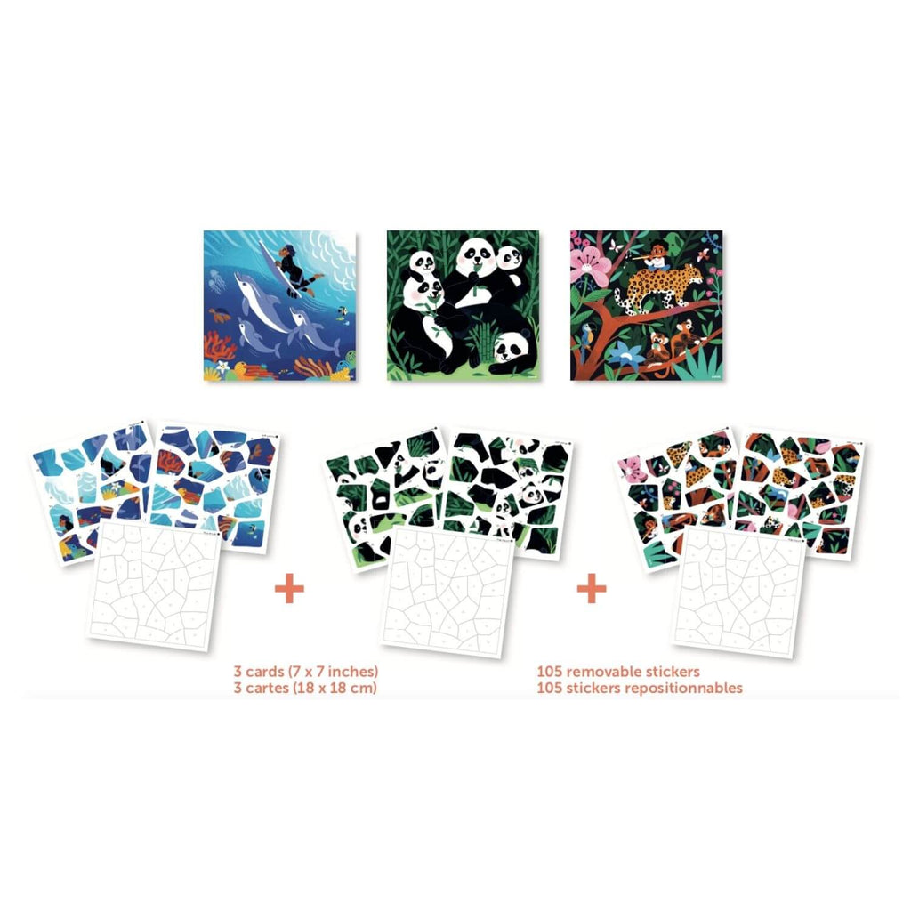 Poppik My Sticker Puzzle - Wild Animals 5