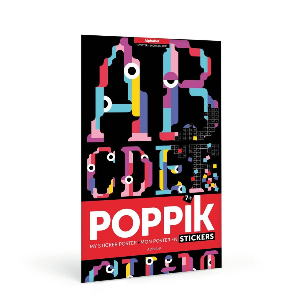 Poppik Sticker Poster - Alphabet 2