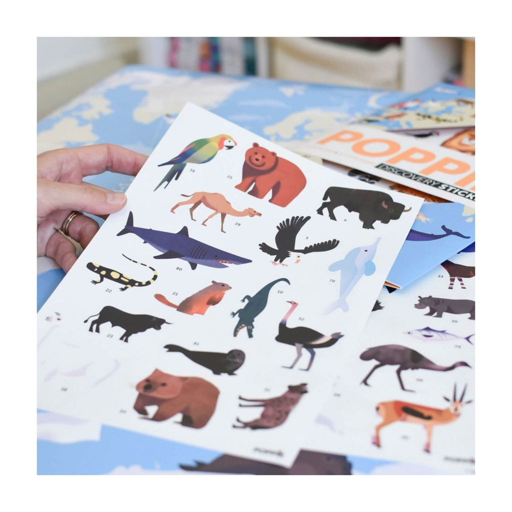 Poppik Sticker Poster Discovery - Animals of the World 5