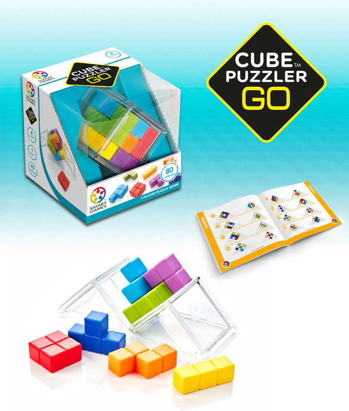 Smart Games Cube Puzzler Go Puzzle Game Featuring 80 Challenges