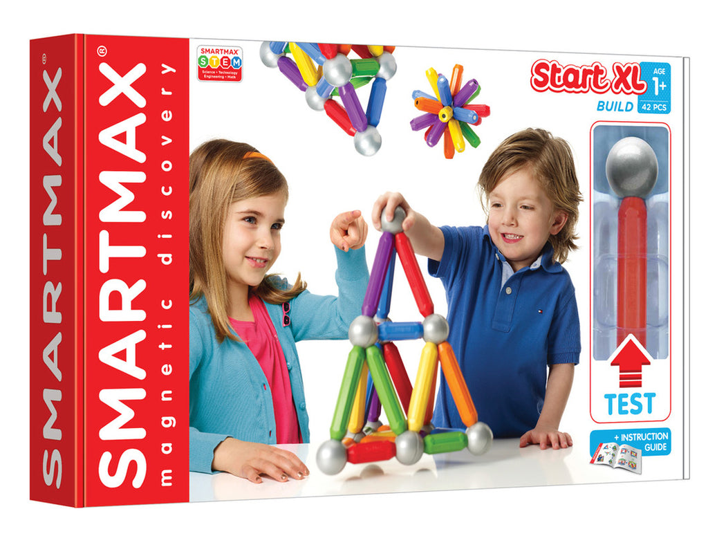 Starter Set Xl (42 Pcs) By Smartmax - - A Magnetic Discovery Building Set