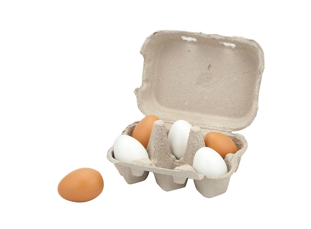 Viga Wooden Eggs (6Pcs)
