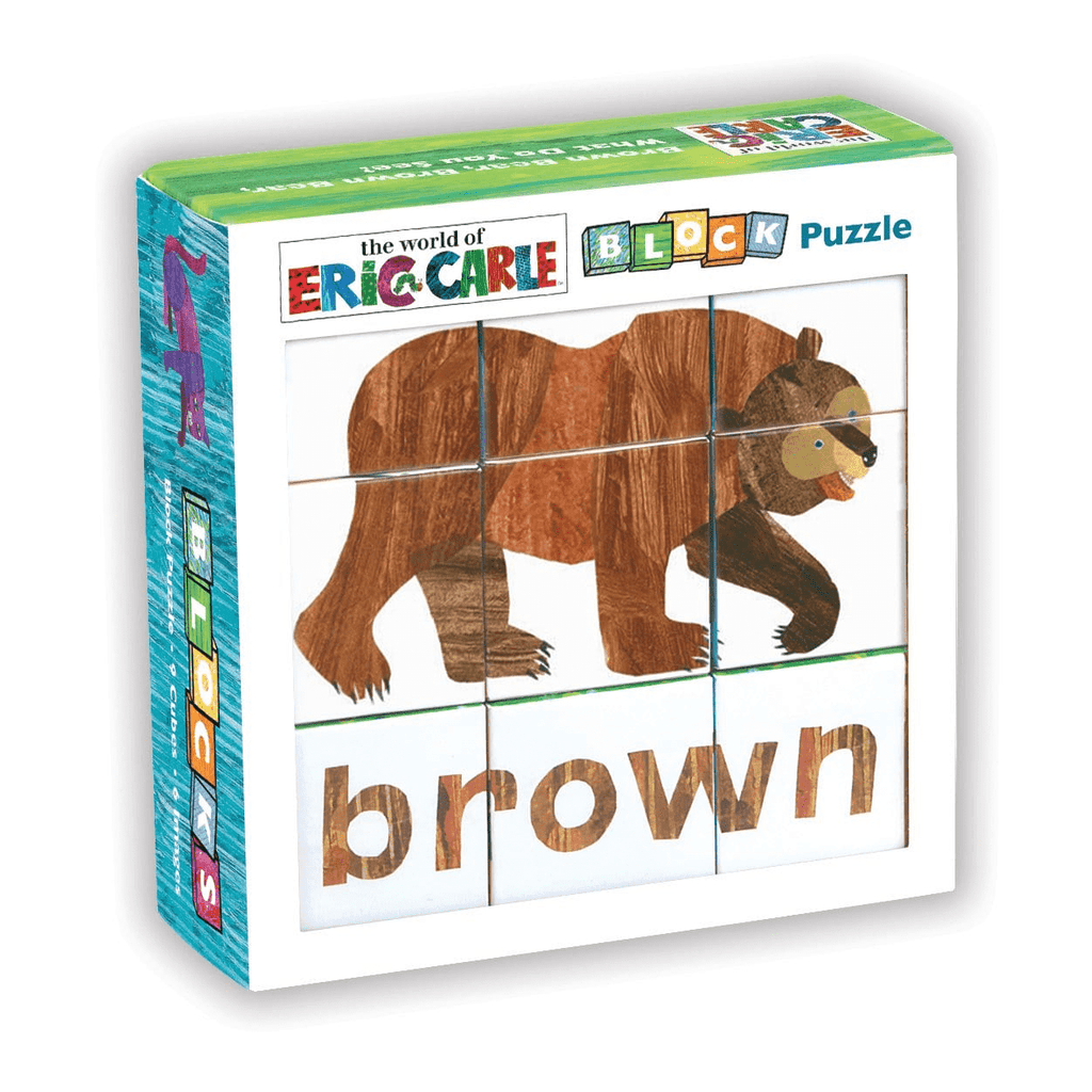 Mudpuppy Block Puzzle - Brown Bear
