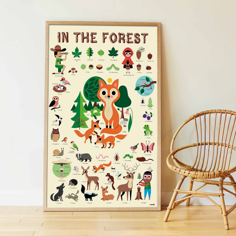 Poppik Sticker Poster Discovery - Forest