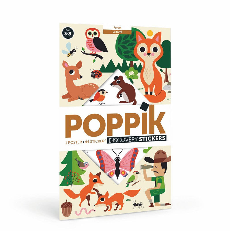 Poppik Sticker Poster Discovery - Forest