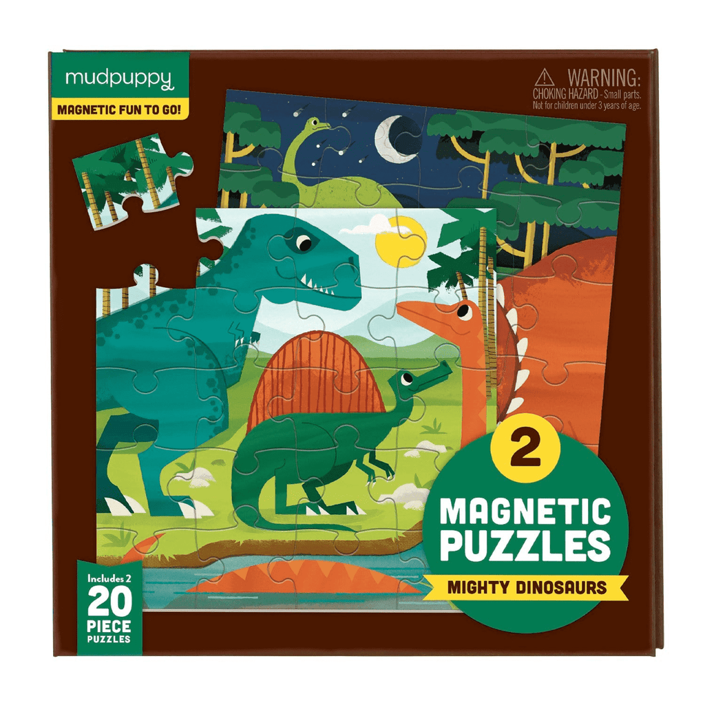 Dino Friends 4-in-a-Box Puzzle Set - Mudpuppy